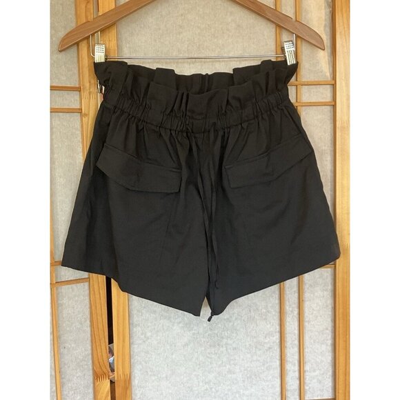 Girlfriend Collective Cora Front Pockets Paperbag Shorts, UPF 50+ Small, Hike - Picture 2 of 9